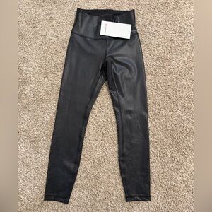 Lululemon Wunder HR Tight 25” Matte Foil